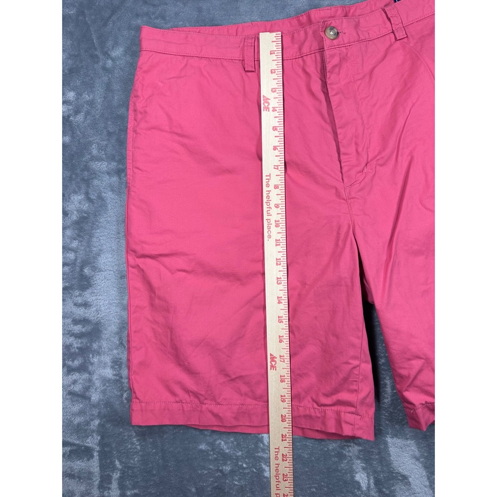 Vineyard Vines Breaker Shorts Mens 38 Pink Cotton Chino Casual Preppy Summer 9in - Picture 2 of 6